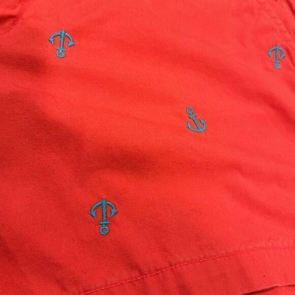 Old Navy Anchor Chino Shorts Size 10 Coral/Pink - Picture 2 of 6